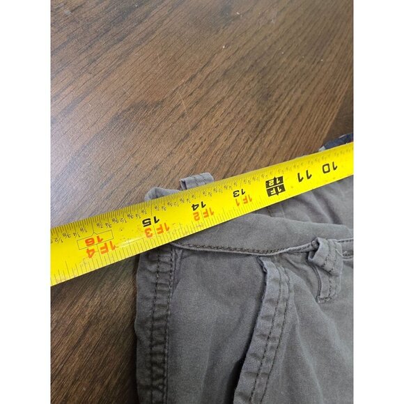 Mens RP Active Cargo Shorts Size 34 Olive Green With Pockets & Belt Loops Cotton - Picture 6 of 12